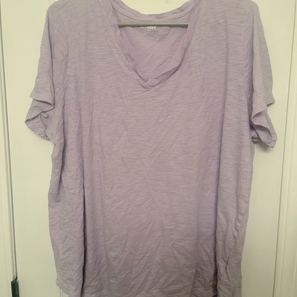 Light Purple V Neck | Old Navy | Womens Size 2X